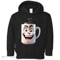 Crazy Face Coffee Character Toddler Hoodie thumb 0