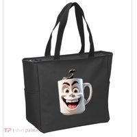 Crazy Face Coffee Character Tote Bag thumb 2