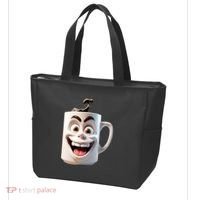 Crazy Face Coffee Character Tote Bag thumb 3
