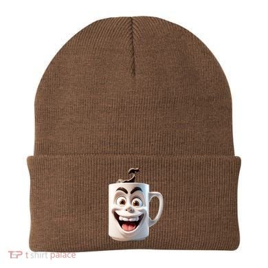 Crazy Face Coffee Character Beanie
