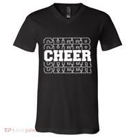 Cheerleading For Cheerleader Squad Girl Teen Cheer Practice V-Neck T-Shirt thumb 0