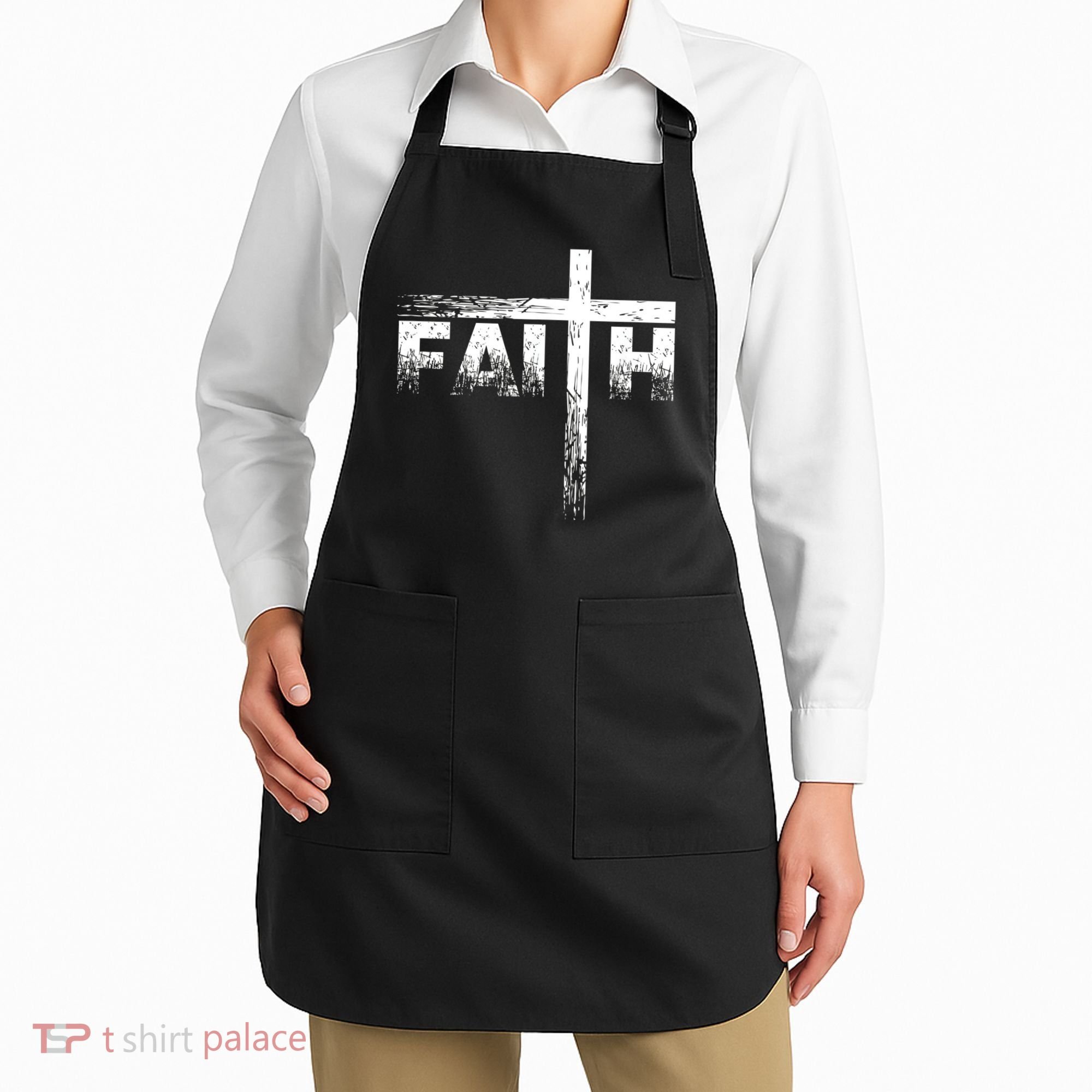 Christian Faith & Cross Christian Faith Apron