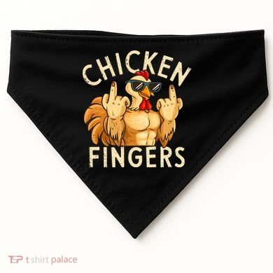 Chicken Fingers USA-Made Doggie Bandana