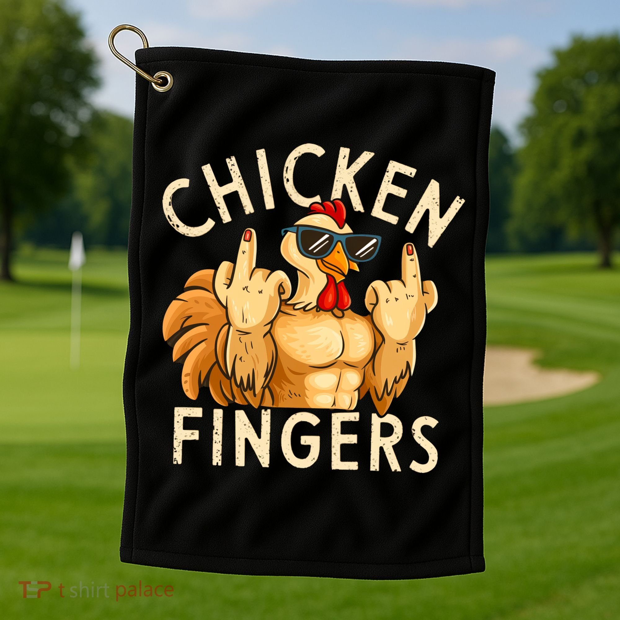 Chicken Fingers Golf Towel
