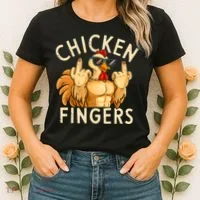 Chicken Fingers Women's T-Shirt thumb 2