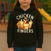 Chicken Fingers Kids Hoodie thumb 3