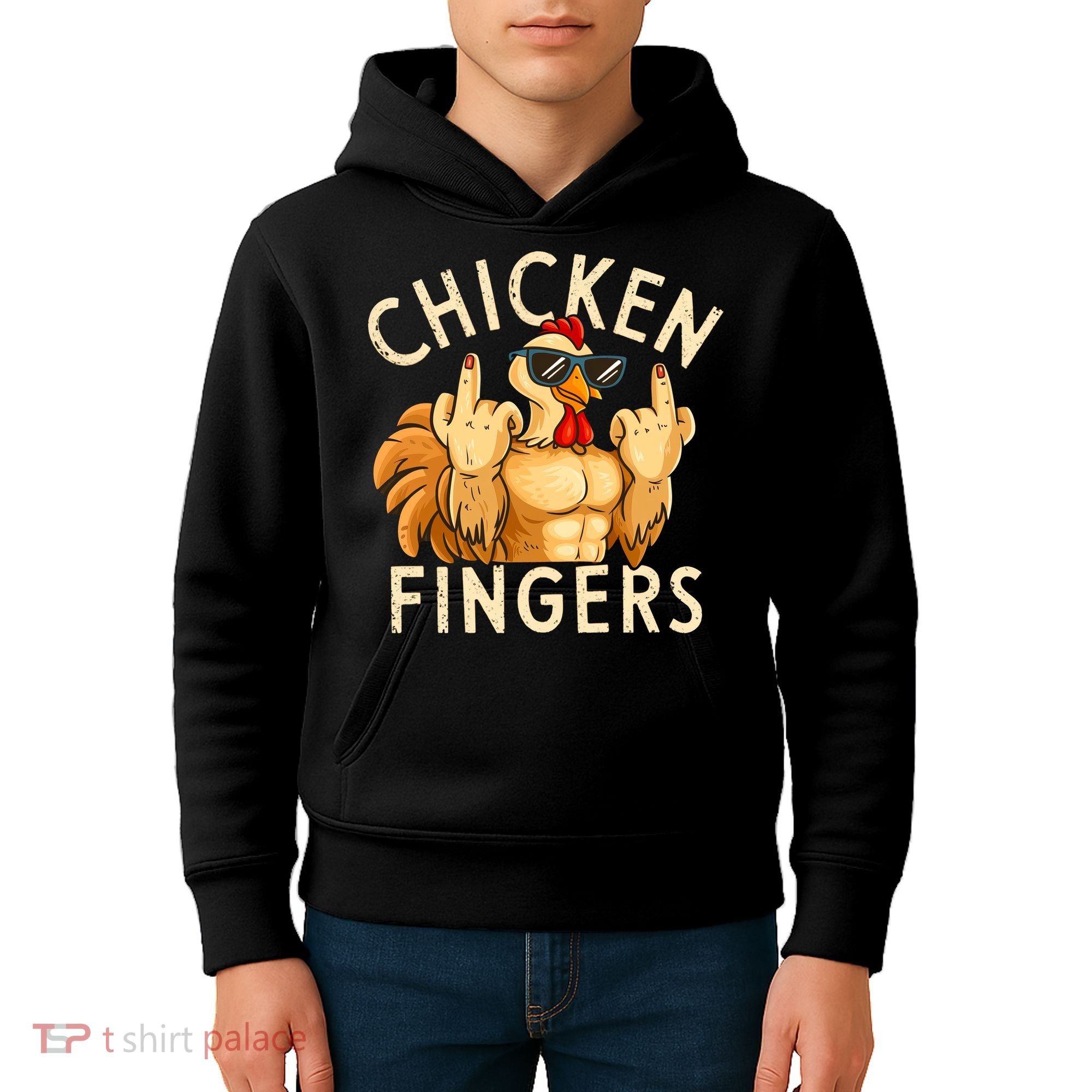 Chicken Fingers Kids Hoodie