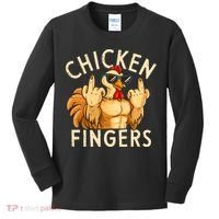 Chicken Fingers Kids Long Sleeve Shirt thumb 0
