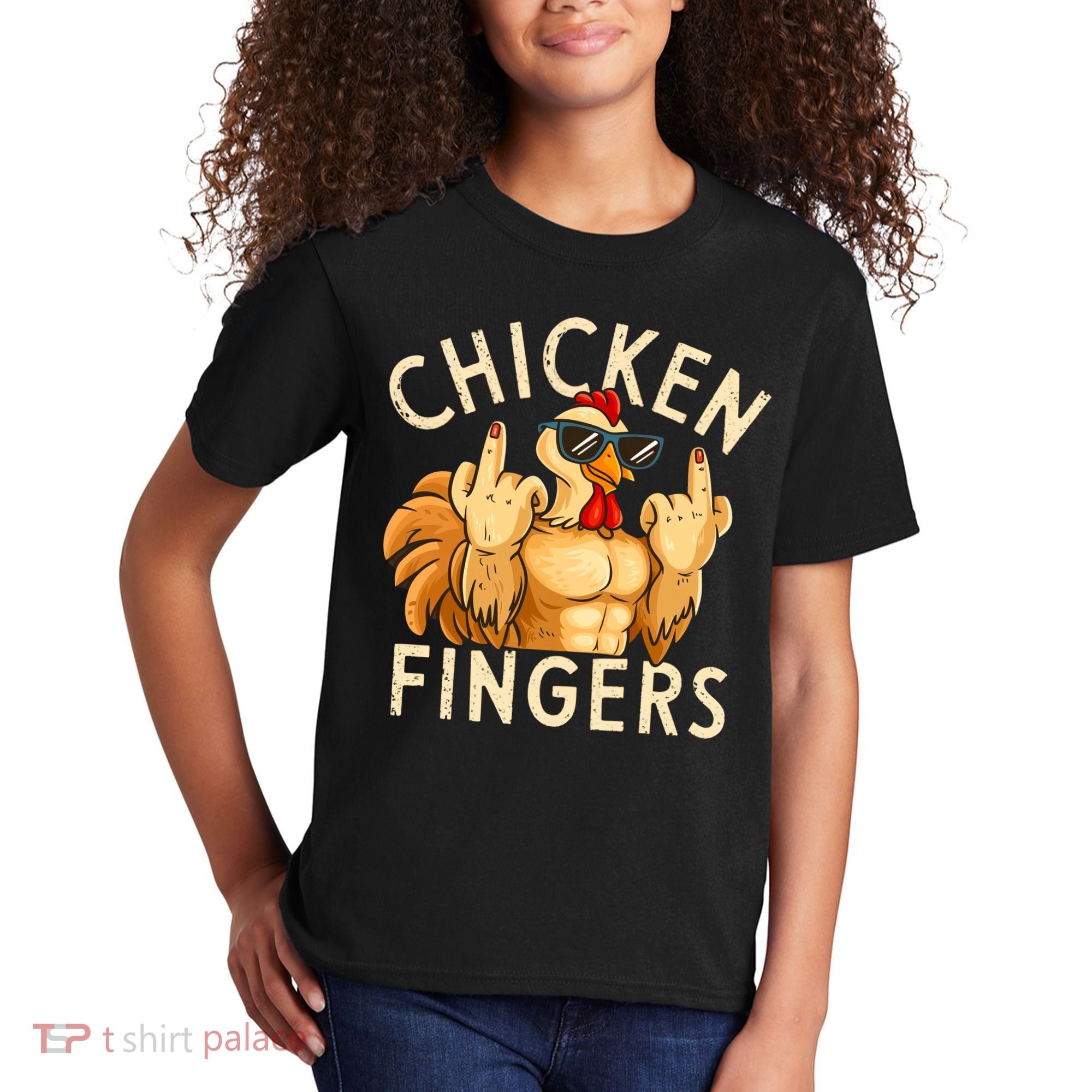 Chicken Fingers Kids T-Shirt