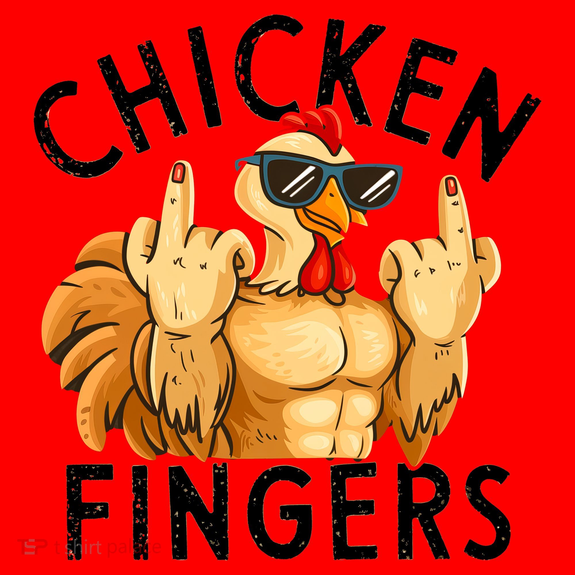 Chicken Fingers Santa Hat