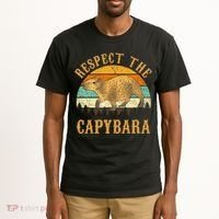 Capybara Funny Capybara Tall T-Shirt thumb 2