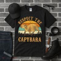 Capybara Funny Capybara Tall T-Shirt thumb 3