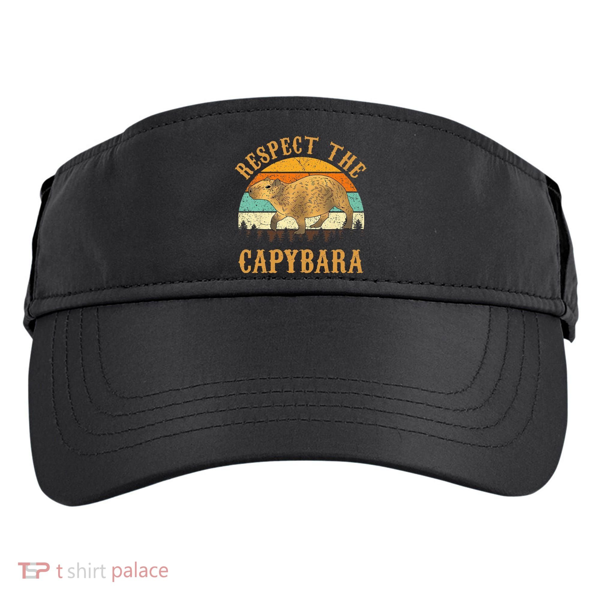 Capybara Funny Capybara Adult Drive Performance Visor