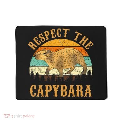 Capybara Funny Capybara Mousepad