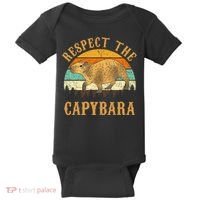 Capybara Funny Capybara Baby Bodysuit thumb 0