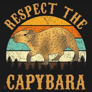 Capybara Funny Capybara Women's Crop Top Tee