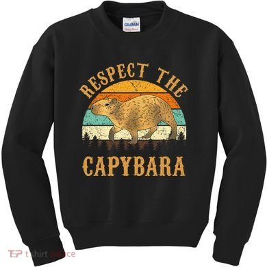 Capybara Funny Capybara Kids Sweatshirt