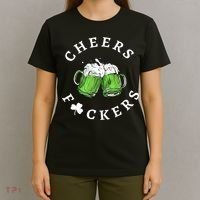 Cheers F Ckers St Patricks Day T-Shirt thumb 4