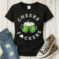 Cheers F Ckers St Patricks Day Women's T-Shirt thumb 3