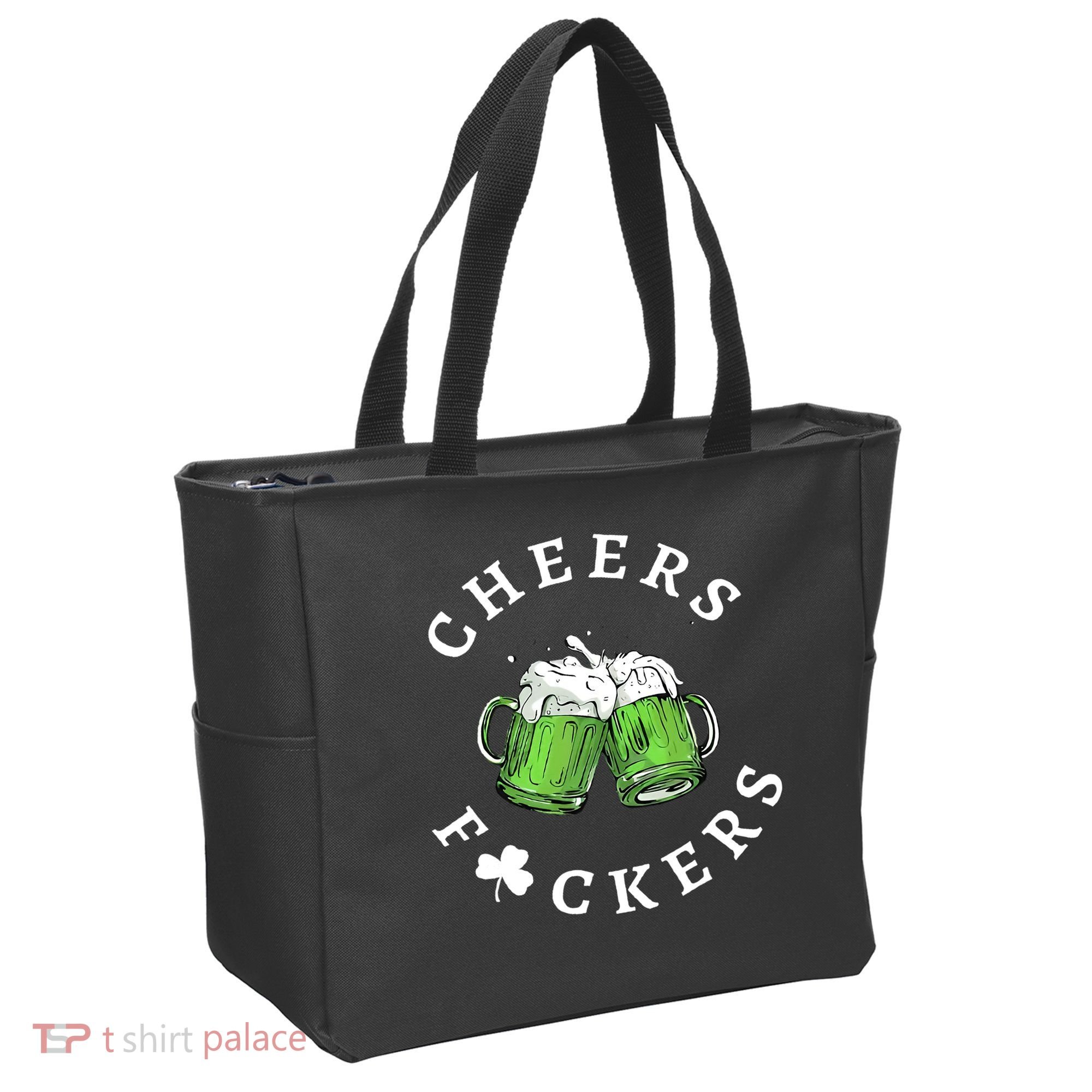 Cheers F Ckers St Patricks Day Tote Bag