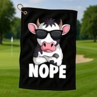 Cow Farmers  Golf Towel thumb 1