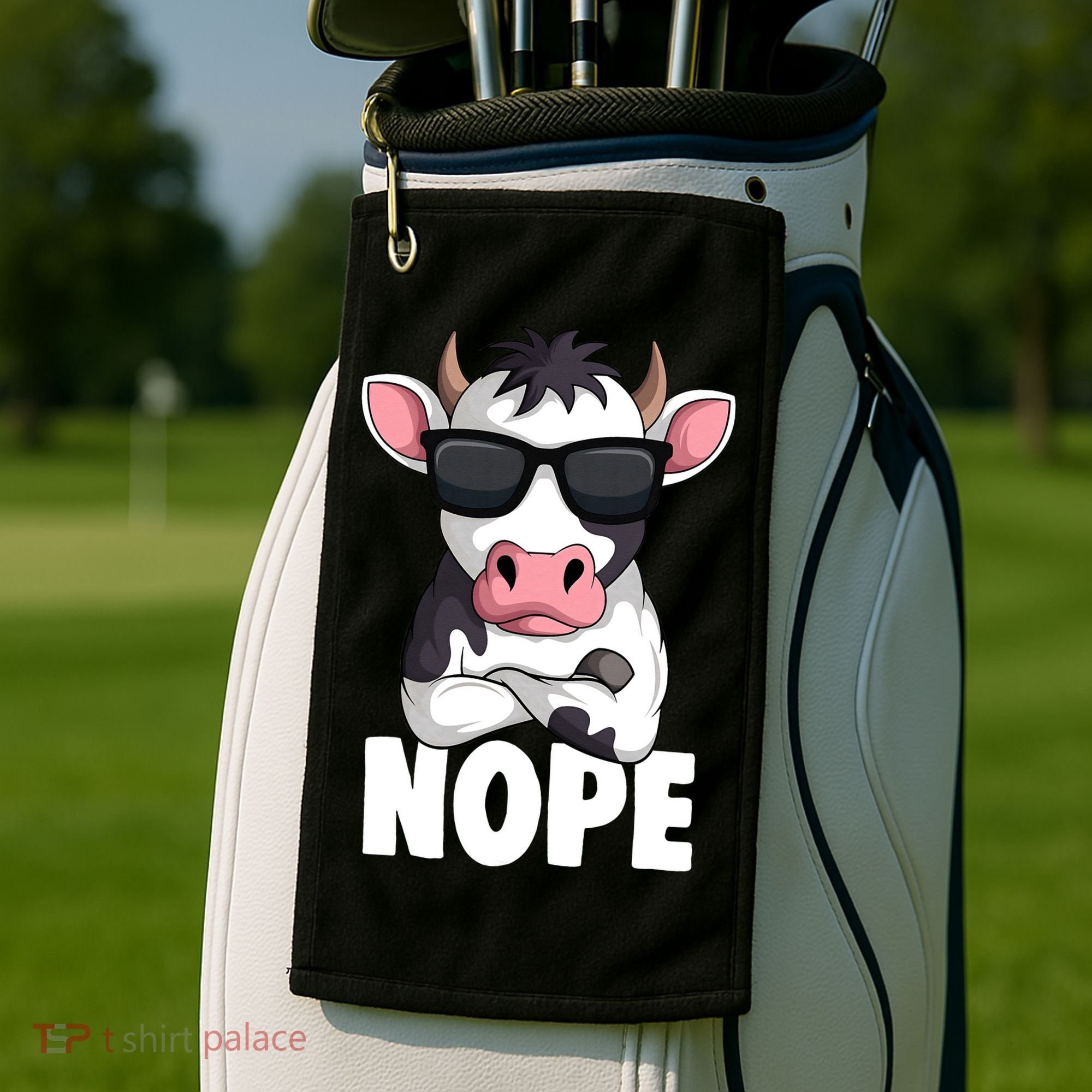 Cow Farmers  Golf Towel