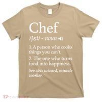 Cute Funny Chef Definition Funny Line Saying Cook Cooking Gifts Chefs T T-Shirt thumb 0