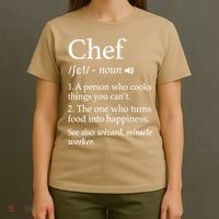Cute Funny Chef Definition Funny Line Saying Cook Cooking Gifts Chefs T T-Shirt thumb 4