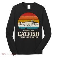 Catfish Fishing Catfishing Funny Saying Fisherman Long Sleeve Shirt thumb 0