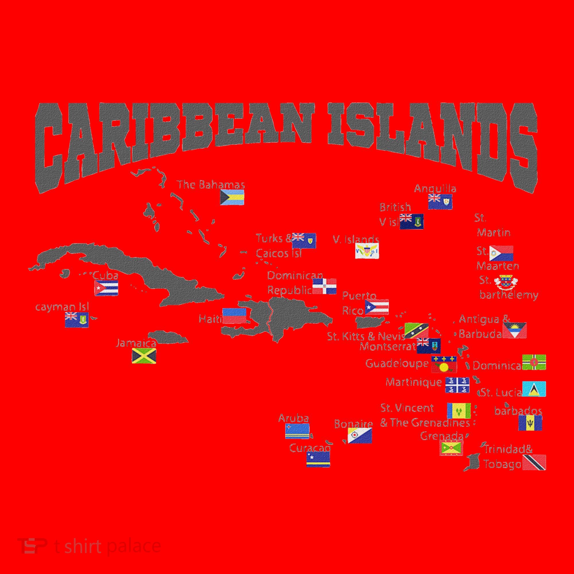 Caribbean Flags Caribbean Map Caribbean Islands Vacation Santa Hat