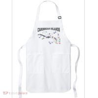 Caribbean Flags Caribbean Map Caribbean Islands Vacation Apron thumb 0