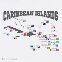 Caribbean Flags Caribbean Map Caribbean Islands Vacation Bucket Hat thumb 4