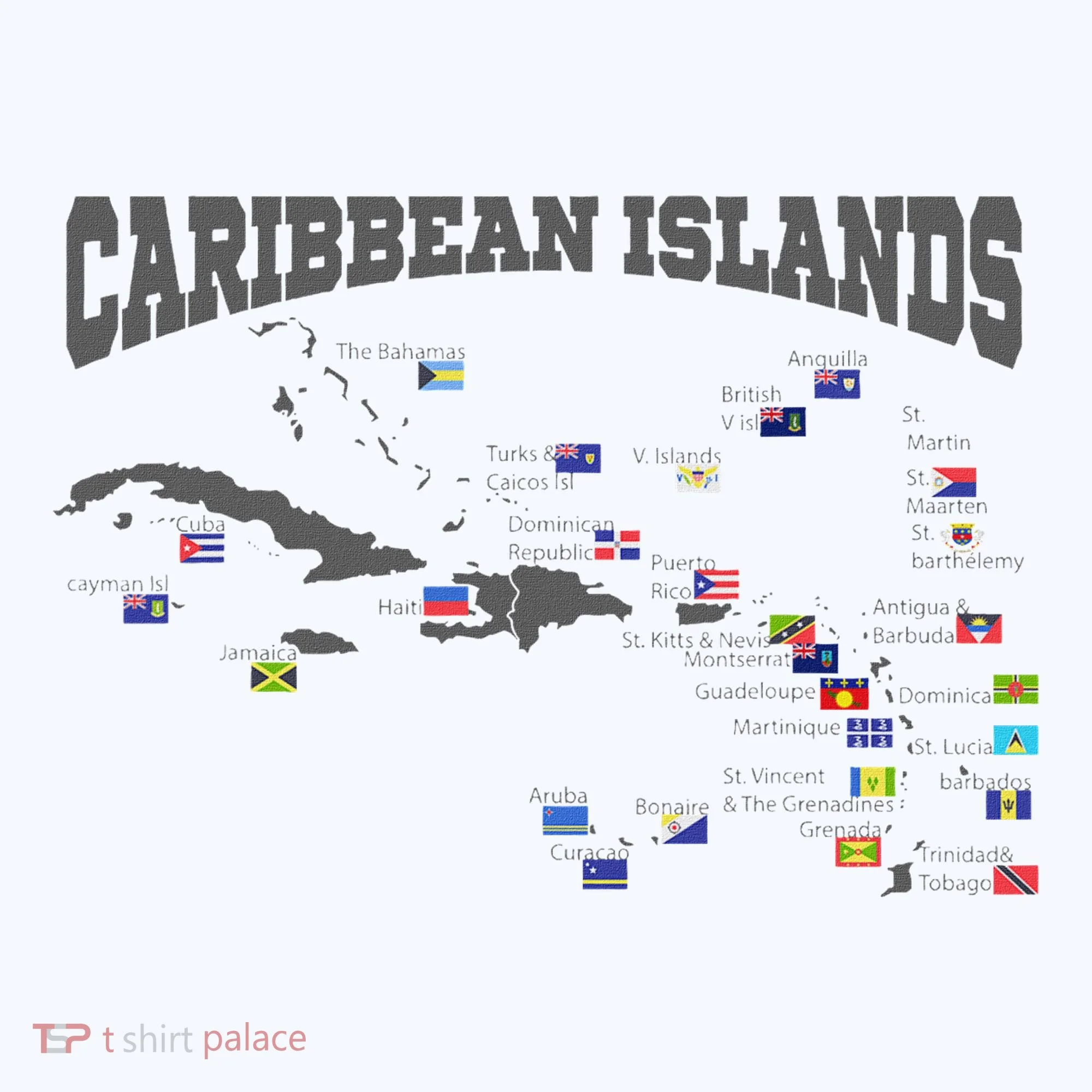 Caribbean Flags Caribbean Map Caribbean Islands Vacation Hat