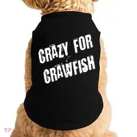 Crazy For Crawfish Doggie Tank thumb 0