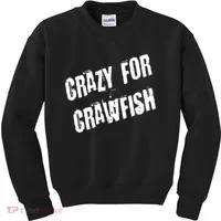 Crazy For Crawfish Kids Sweatshirt thumb 0
