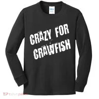 Crazy For Crawfish Kids Long Sleeve Shirt thumb 0