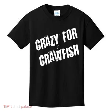 Crazy For Crawfish Kids T-Shirt