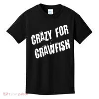 Crazy For Crawfish Kids T-Shirt thumb 0