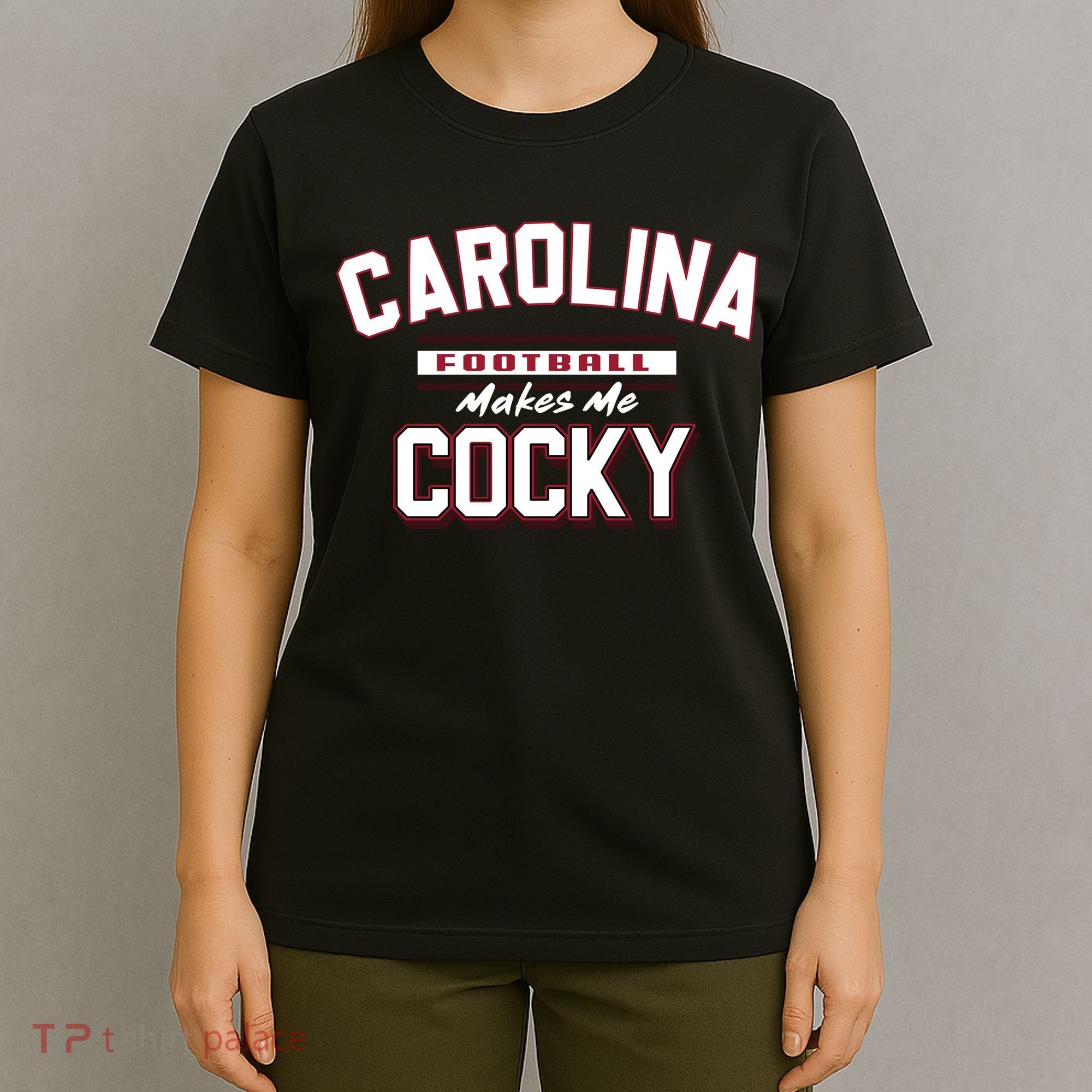 Carolina Football Cocky Football Team Lover Funny T-Shirt