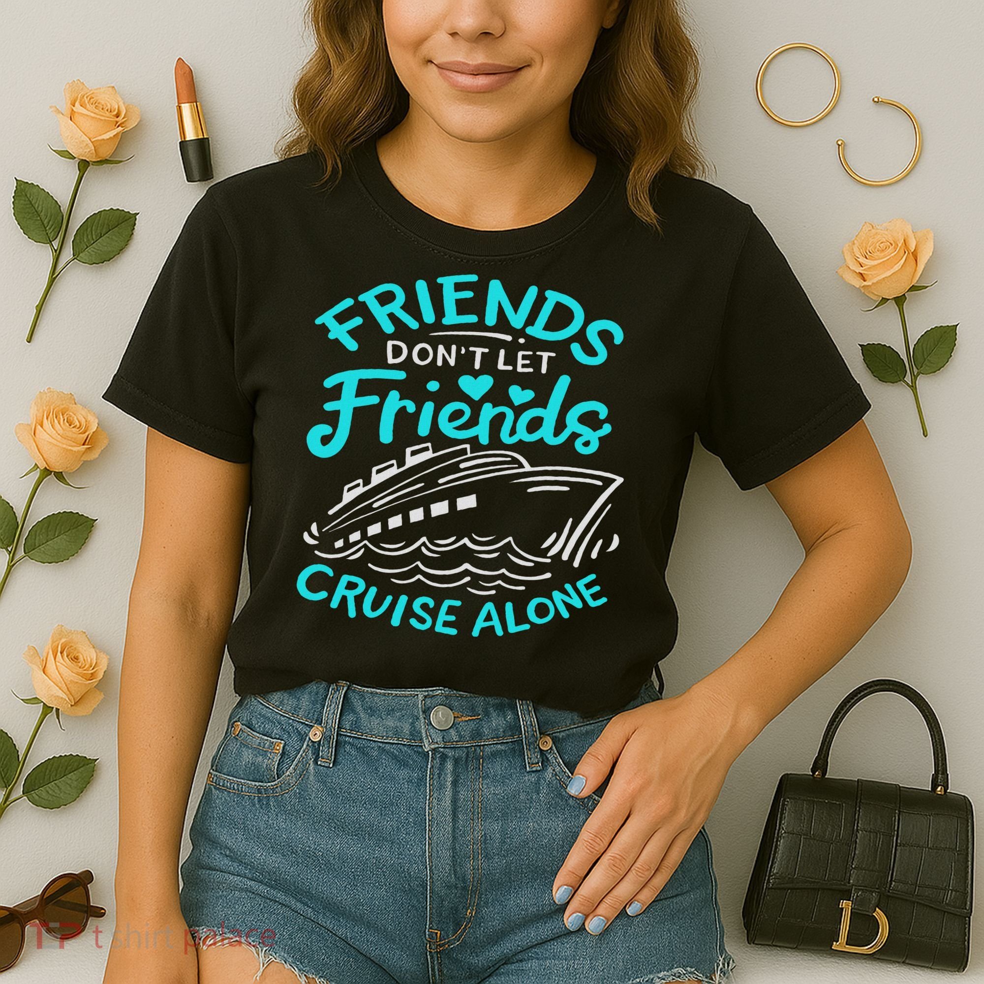 Cruise Friends Cruise Vacation Comfort Colors Boxy T-Shirt