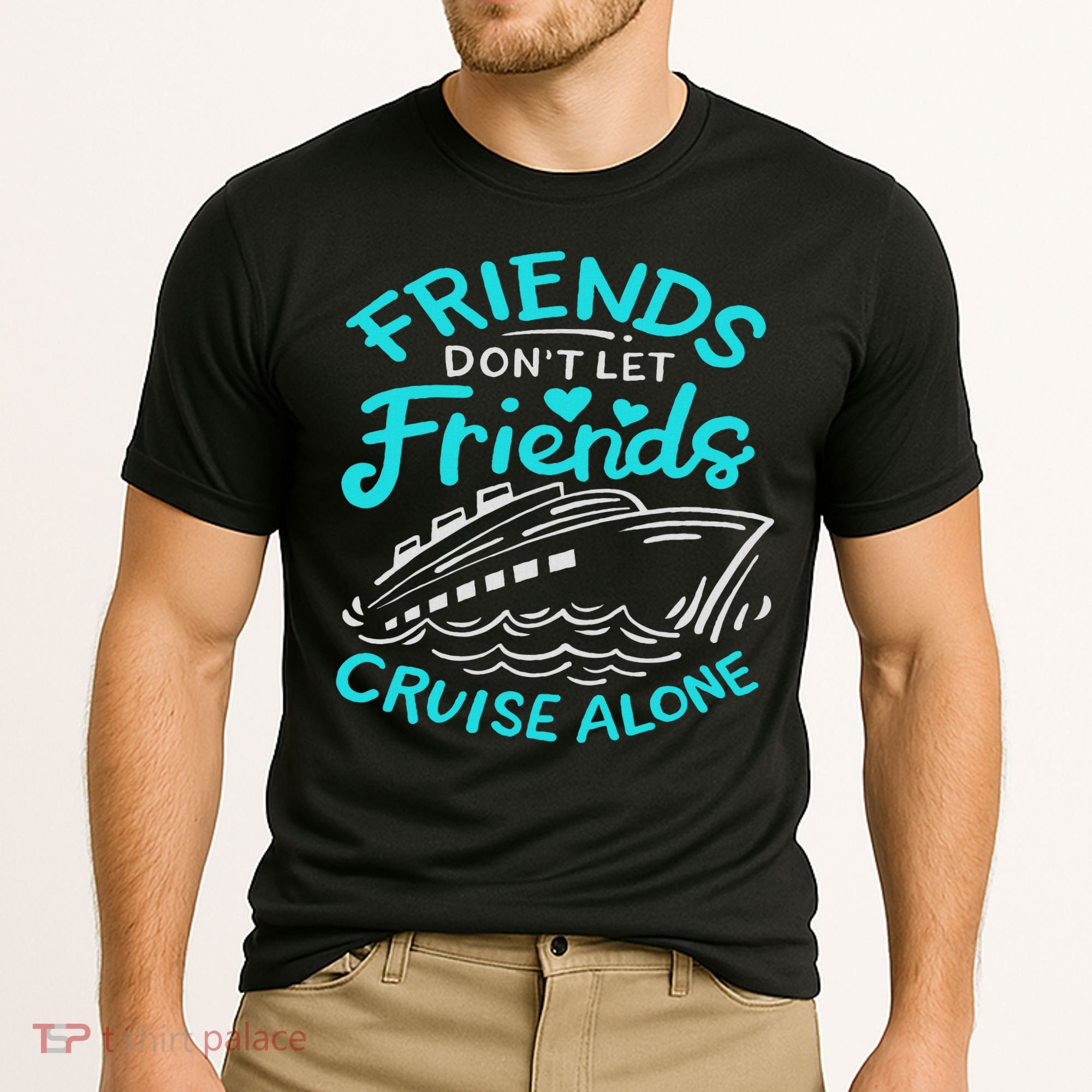 Cruise Friends Cruise Vacation Cooling Performance Crew T-Shirt