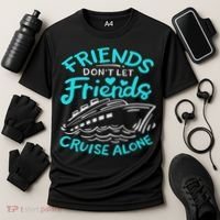 Cruise Friends Cruise Vacation Cooling Performance Crew T-Shirt thumb 3