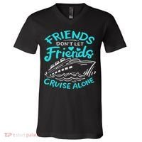 Cruise Friends Cruise Vacation V-Neck T-Shirt thumb 0