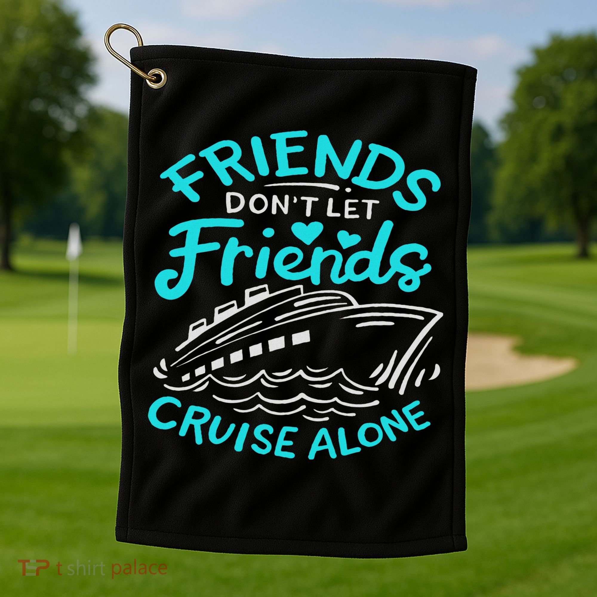Cruise Friends Cruise Vacation Golf Towel