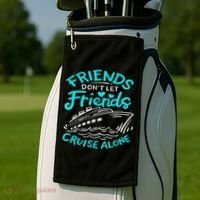 Cruise Friends Cruise Vacation Golf Towel thumb 2