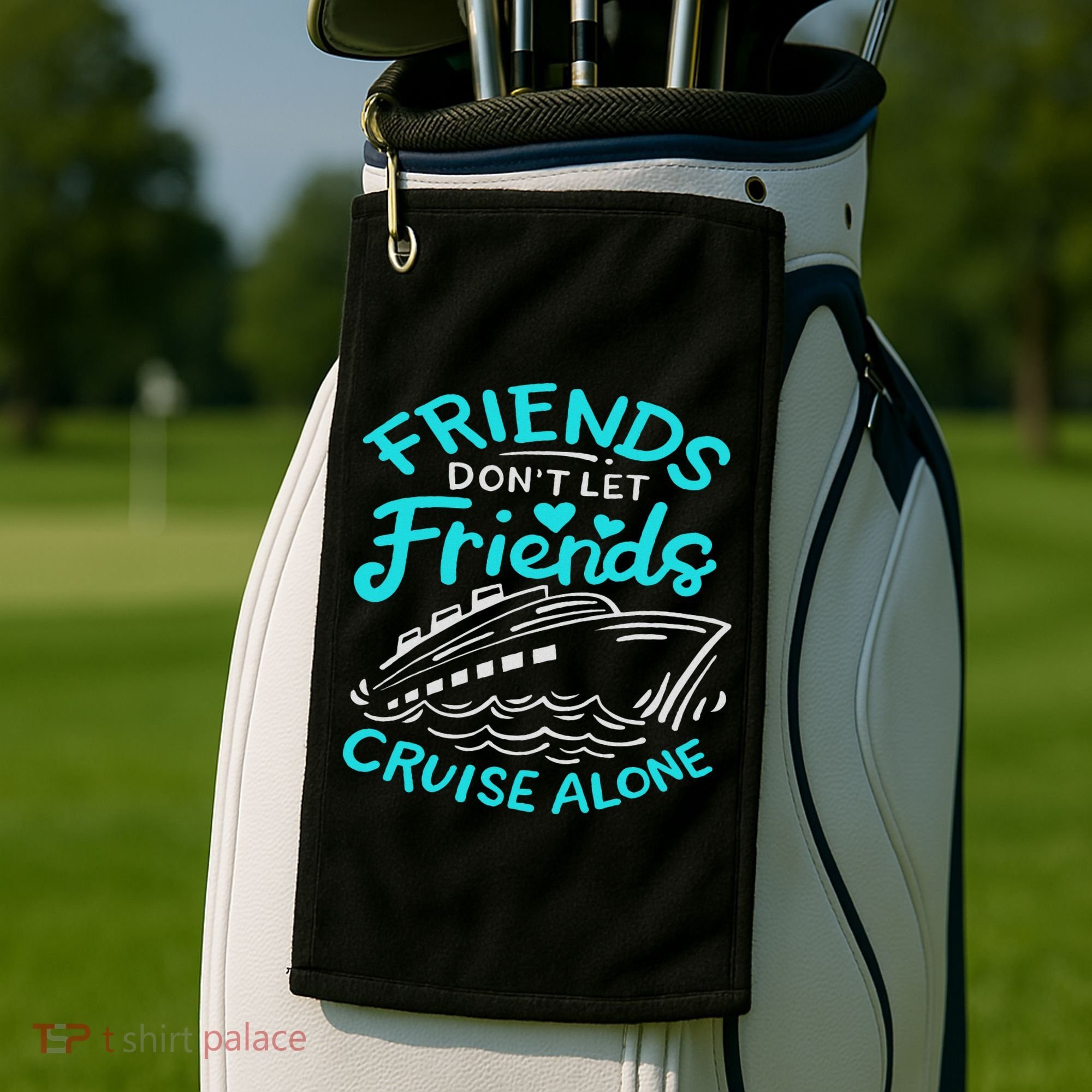 Cruise Friends Cruise Vacation Golf Towel