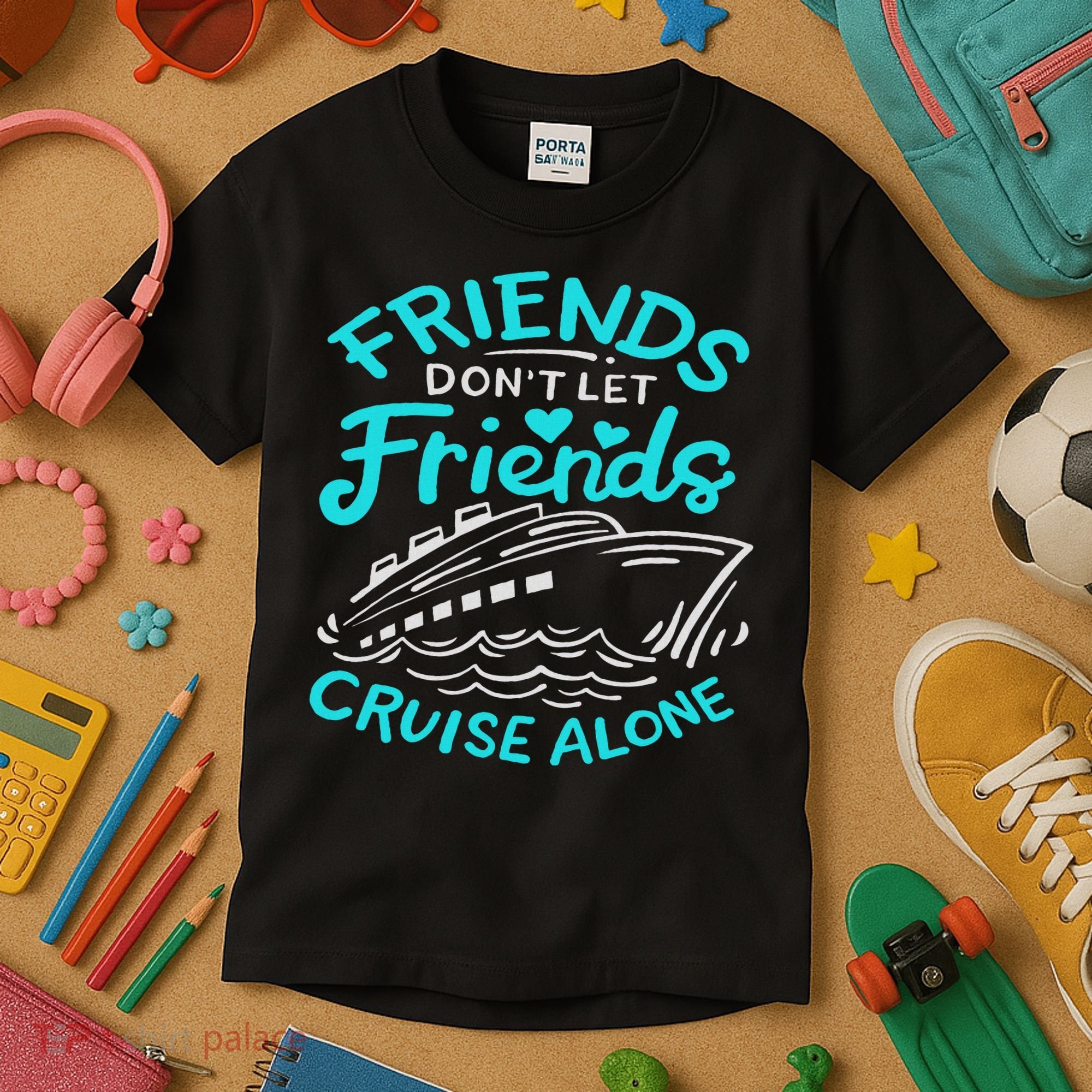Cruise Friends Cruise Vacation Kids T-Shirt