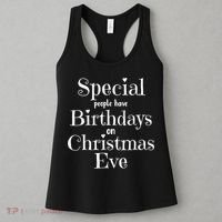 Cute Funny Christmas Eve Birthday December 24th Birthday Women's Tank Top thumb 3