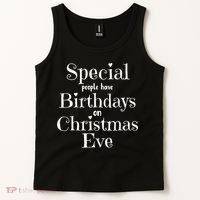 Cute Funny Christmas Eve Birthday December 24th Birthday Tank Top thumb 2