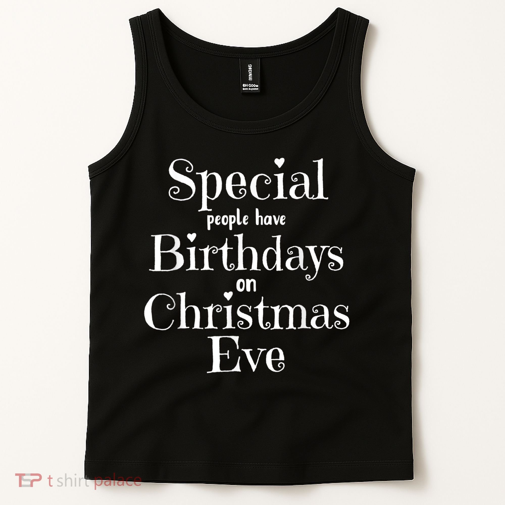 Cute Funny Christmas Eve Birthday December 24th Birthday Tank Top